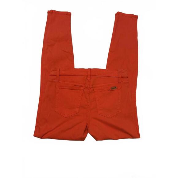 Joe's Jeans Bright Red Denim Skinny Jeans size 27 - Picture 4 of 9